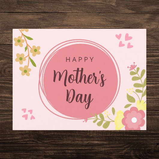 ハッピーマザーズデイフローラ ポストカード