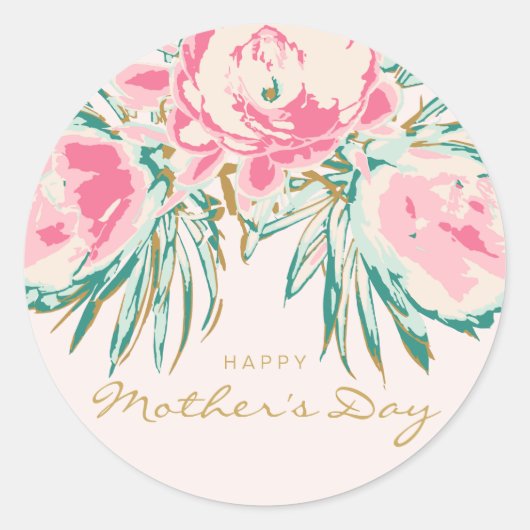 ハッピーマザーズデイフローラ ラウンドシール (正面)