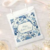 ハッピーマザーズデイブルーチノエレガントイセリーフローラ フェイバーバッグ (クリップ留めされた状態)