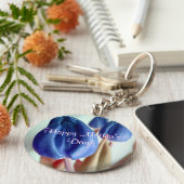 ハッピーマザーズデイブルーチューリップ キーホルダー (側面)