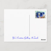 ハッピーマザーズデイブルーチューリップ ポストカード (裏面)