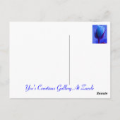 ハッピーマザーズデイブルーバラ ポストカード (裏面)