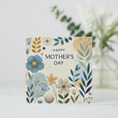 ハッピーマザーズデイプリントデザイン 招待状 (スタンド正面)