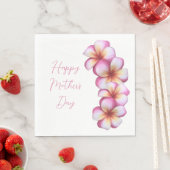 ハッピーマザーズデイプルメリア紙ナプキンス スタンダードランチョンナプキン (インサイチュ)