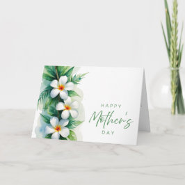 ハッピーマザーズデイプルメリア&マイレレイ サンキューカード