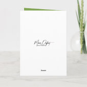 ハッピーマザーズデイベビーシック カード (裏面)