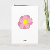 ハッピーマザーズデイベビーモンキー カード (裏面)