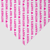 ハッピーマザーズデイホットピンクオンホワイトティッシュペーパー 薄葉紙 (詳細)