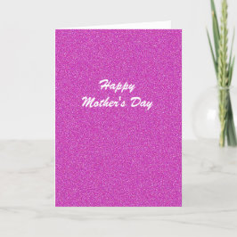 ハッピーマザーズデイホットピンク カード