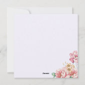 ハッピーマザーズデイホリデーカード シーズンカード (裏面)