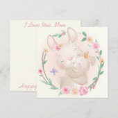 ハッピーマザーズデイホリデーカード シーズンカード (正面/裏面)