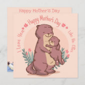 ハッピーマザーズデイホリデーカード シーズンカード (正面/裏面)