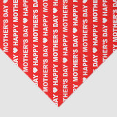 ハッピーマザーズデイホワイトオンレッドティッシュペーパー 薄葉紙 (詳細)