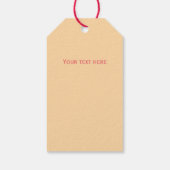 ハッピーマザーズデイマスタードレトロデイジーブーケ ギフトタグ (裏面)