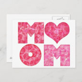 ハッピーマザーズデイママアルファベット ポストカード (正面/裏面)