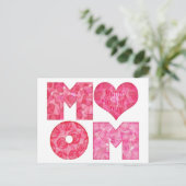 ハッピーマザーズデイママアルファベット ポストカード (スタンド正面)