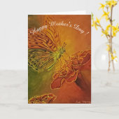 ハッピーマザーズデイマリゴールドの花 カード (黄色い花)