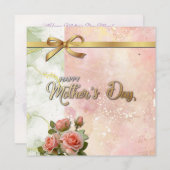 ハッピーマザーズデイモダンホリデーカード シーズンカード (正面/裏面)