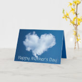 ハッピーマザーズデイラブハートクラウド カード (黄色い花)