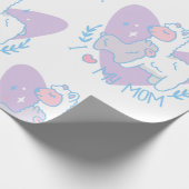 ハッピーマザーズデイラマベビー ラッピングペーパー (角)