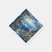 ハッピーマザーズデイレイクシーン スタンダードカクテルナプキン (角)