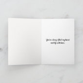 ハッピーマザーズデイレッドピンクパープルフローラ花 カード (内部)