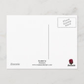 ハッピーマザーズデイレッドローズ ポストカード (裏面)