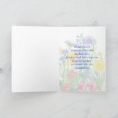 ハッピーマザーズデイワイルドフラワーブーケ カード (内部)