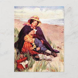 ハッピーマザーズデイヴィンテージアートはがき ポストカード