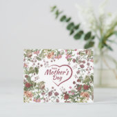 ハッピーマザーズデイヴィンテージ花 シーズンポストカード (スタンド正面)