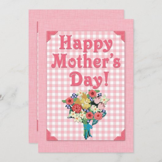 ハッピーマザーズデイ感じスタイルブーケ (正面/裏面)