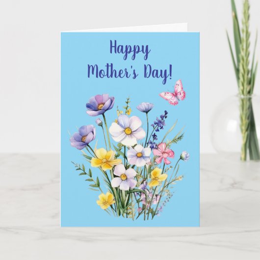 ハッピーマザーズデイ折り畳みカード カード (正面)
