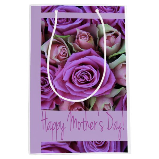 ハッピーマザーズデイ抱き枕 ミディアムペーパーバッグ (正面)