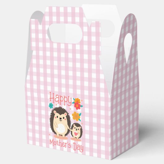 ハッピーマザーズデイ母とベビーハリネズミ フェイバーボックス (オープン)