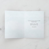 ハッピーマザーズデイ水彩バラフローラ写真 カード (内部)