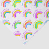 ハッピーマザーズデイ水彩虹の模様 薄葉紙 (詳細)