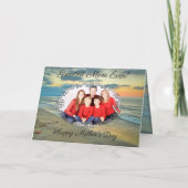 ハッピーマザーズデイ海サンセット0735 カード (正面)