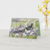 ハッピーマザーズデイ神の恵みのアヒル カード (黄色い花)