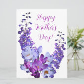 ハッピーマザーズデイ紫かわいらしのフローラ美 シーズンカード (スタンド正面)