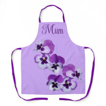 ハッピーマザーズデイ紫かわいらしパンジーフローラ