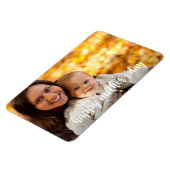 ハッピーマザーズデイ自分の写真テンプレートを追加 マグネット (左側)