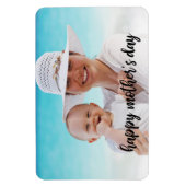 ハッピーマザーズデイ自分の写真テンプレートを追加 マグネット (縦)