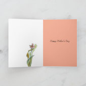 ハッピーマザーズデイ良いママのワイルドフラワー カード (内部)