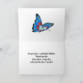 ハッピーマザーズデイ花束折りグリーティングカード カード (内部)