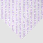 ハッピーマザーズデイ薄紫オンホワイトティッシュペーパー 薄葉紙 (詳細)