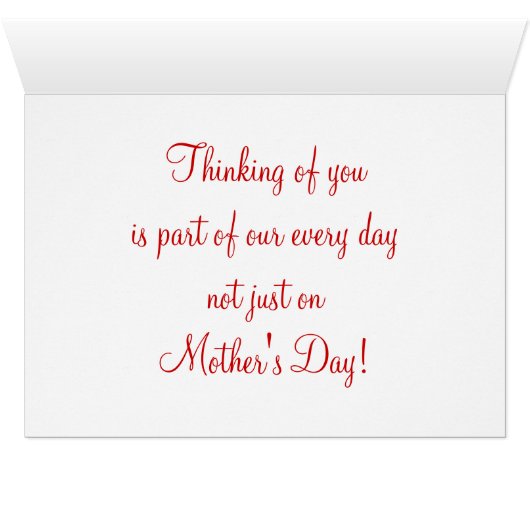 ハッピーマザーズデイ赤と黒の渦巻きハート (内部横(下))