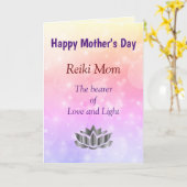 ハッピーマザーズデイ霊気ママデザインカード カード (黄色い花)