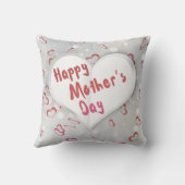 ハッピーマザーズデイ3D紙ハート クッション (裏面)