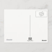 ハッピーマザーズデイ3D紙ハート ポストカード (裏面)