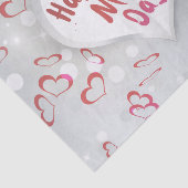 ハッピーマザーズデイ3D紙ハート 薄葉紙 (詳細)